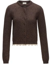 Magda Butrym - Long Sleeve Knitted Sweater - Lyst