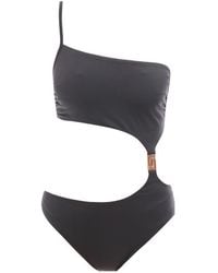 Versace - Greca Cut-Out Swimsuit - Lyst