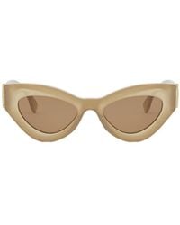 Fendi - Eyewear Cat-Eye Frame Sunglasses - Lyst