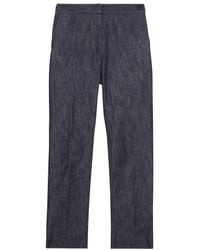 Burberry - Straight Fit Monogram Motif Japanese Denim Jeans - Lyst