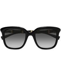 Gucci - Eyewear Square Frame Sunglasses - Lyst