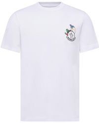 Moncler - Cartoon Logo Graphic Crewneck T-Shirt - Lyst