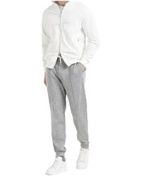 Brunello Cucinelli - Pressed-Crease Drawstring Trousers - Lyst