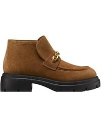 Stuart Weitzman - Soluxe Husdon Chain-Detail Boots - Lyst