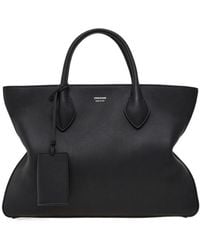 Ferragamo - Monogram Structured Leather Tote Bag - Lyst