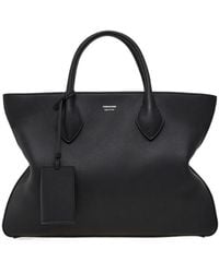 Ferragamo - Monogram Structured Leather Tote Bag - Lyst