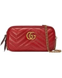Gucci - Gg Marmont Mini Chain Bag - Lyst