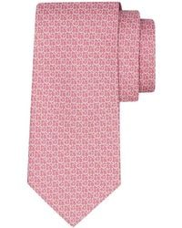 Ferragamo - Gancini Links Print Silk Tie - Lyst