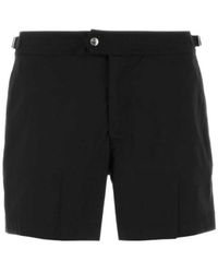 Tom Ford - Compact Poplin Swim Shorts - Lyst