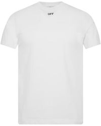 Off-White c/o Virgil Abloh - Slim Logo T-Shirt - Lyst