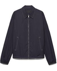 Prada - Zip-Up Bomber Jacket - Lyst