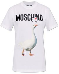 Moschino - T-Shirt With Logo - Lyst