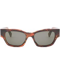 Celine - Geometric Frame Sunglasses - Lyst
