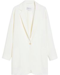 Max Mara - Orlaya Button Detailed Long-Sleeved Jacket - Lyst