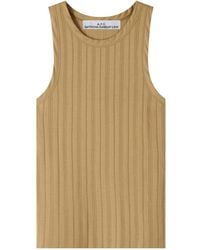 A.P.C. - Lemaitre Ribbed-Jersey Tank Top - Lyst