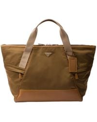 Prada - Re-Nylon Zipped Duffle Bag - Lyst