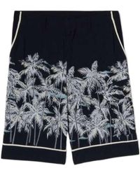 Palm Angels - Palms-Print Bermuda Shorts - Lyst