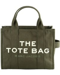 Marc Jacobs - Logo Printed Zip-Up Small Tote Bag - Lyst