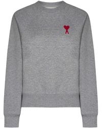 Ami Paris - Ami De Coeur Monogram Sweatshirt - Lyst