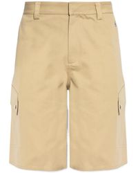 Off-White c/o Virgil Abloh - Logo Embroidered Cargo Shorts - Lyst