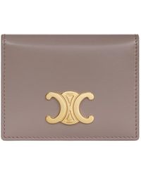 Celine - Bi-Fold Card Holder Triomphe - Lyst