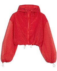 Cecilie Bahnsen - Cropped Hooded Coat - Lyst