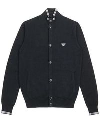 Armani Jeans - Logo Baseball Jacket - Lyst