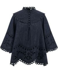 Zimmermann - Cotton Blouse - Lyst