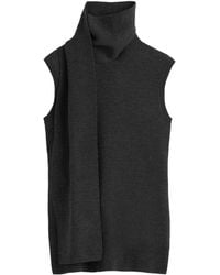 TOTEME - Totême Scaraf Detailed Knitted Sleeveless Top - Lyst