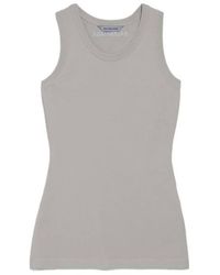 Balenciaga - Ribbed Logo Tank Top - Lyst