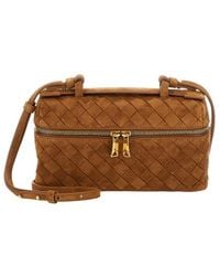 Bottega Veneta - Bang Bang Vanity Case Bag Suede - Lyst