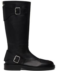Ann Demeulemeester - Balo High Top Motorcycle Boots - Lyst