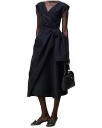 Dior - Mid-Length Draped Dress - Lyst