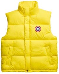 Canada Goose - Logo Patch High-Neck Padded Vest - Lyst