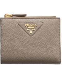 Prada - Small Leather Wallet - Lyst