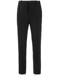 Off-White c/o Virgil Abloh - Paperclip Detailed Straight Leg Pants - Lyst