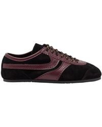 Dries Van Noten - Dustin Panelled Suede Sneakers - Lyst
