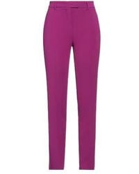 Max Mara - Minimal Solid-Color Tapered Trousers - Lyst