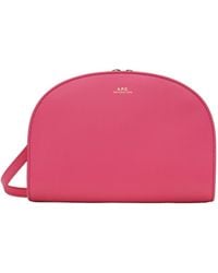 A.P.C. - Adjustable Shoulder Strap Logo Shoulder Bag - Lyst