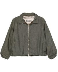 Herno - High-Neck Zip-Up Jacket - Lyst