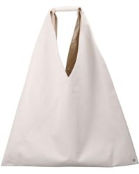 MM6 by Maison Margiela - Japanese Logo Detailed Tote Bag - Lyst