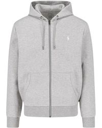 Polo Ralph Lauren - Zip-Up Logo Hoodie - Lyst