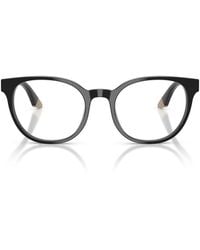 Emporio Armani - Round-Frame Glasses - Lyst