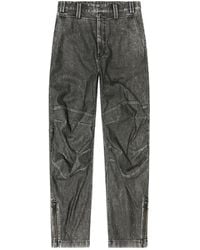 DIESEL - P-Delly Wide-Leg Zip-Hem Pants - Lyst