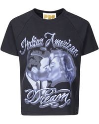 PDF CHANNEL - Pdf Graphic Printed Crewneck T-Shirt - Lyst