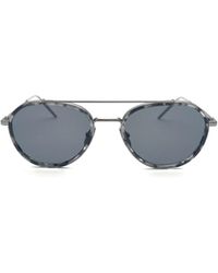 Thom Browne - Eyewear Pilot-Frame Sunglasses - Lyst