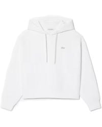 Lacoste - Oversized Adjustable Hoodie - Lyst