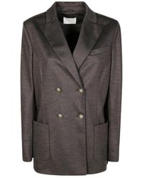 Circolo 1901 - Double-Breasted Tailored Blazer - Lyst