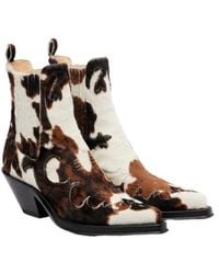 Gabriela Hearst - Cassidy Calf Hair Cowboy Boots - Lyst