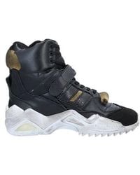 Maison Margiela - High-Top Leather Casual Shoes - Lyst